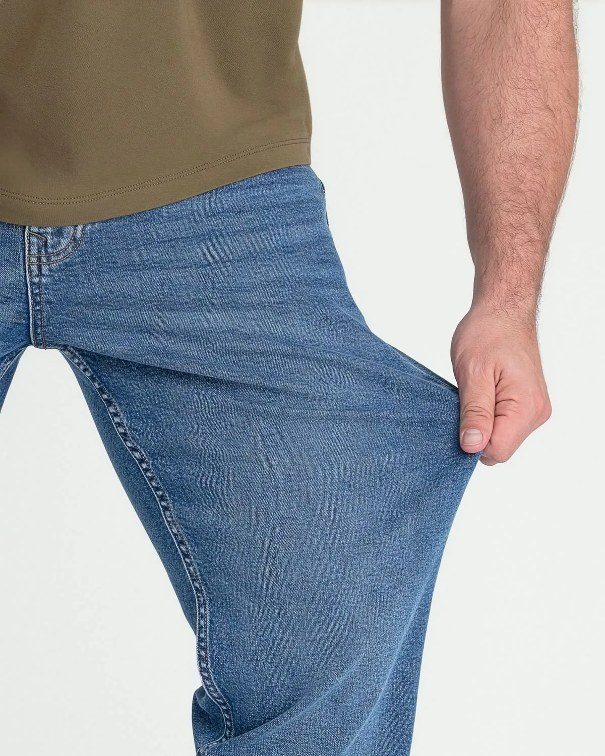 Athletic fit jeans