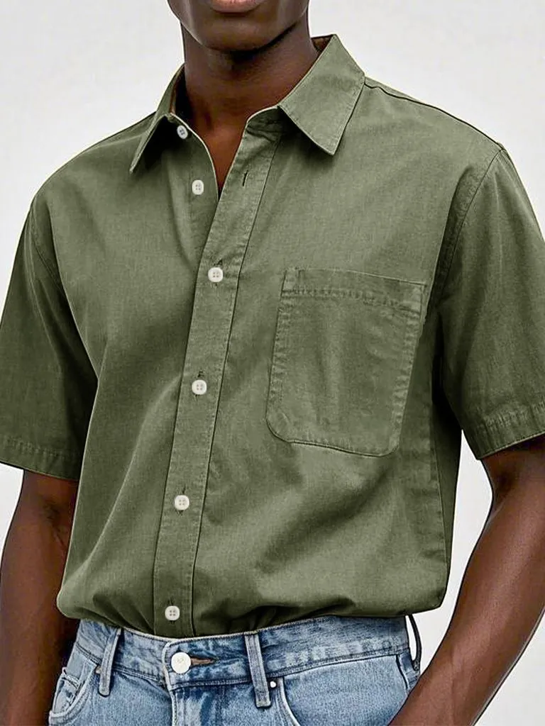 Short sleeve casual shirt